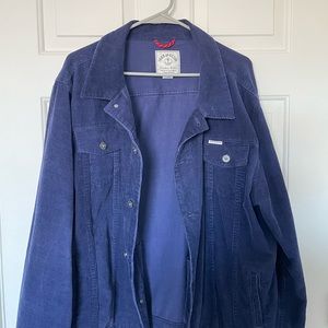 Iron & resin corduroy jacket